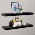 floating shelves black