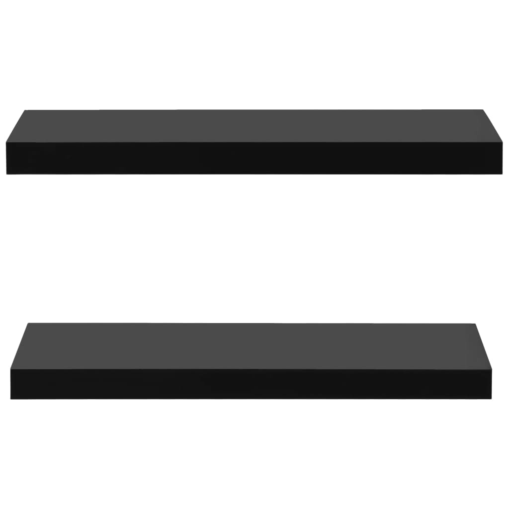 floating shelves black