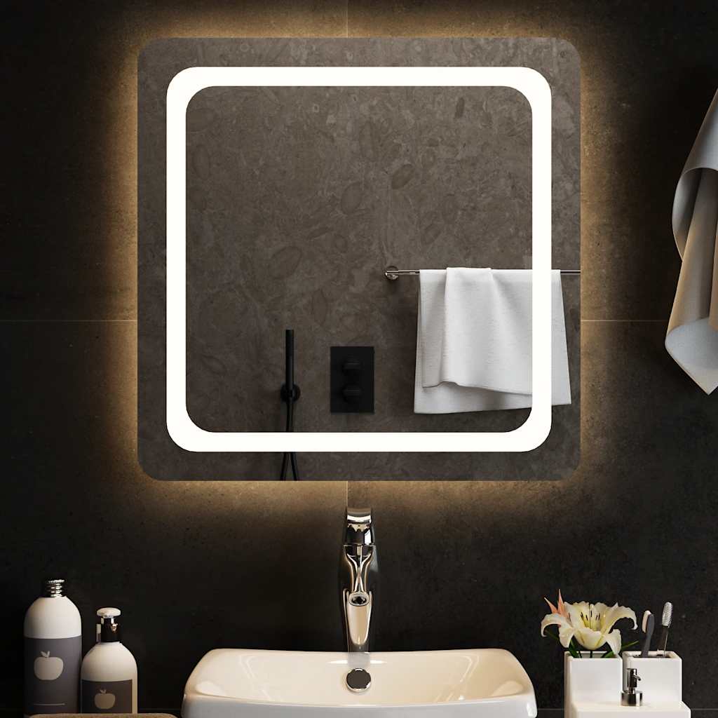 Round Edge LED bathroom mirror