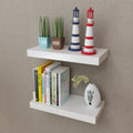 floating shelves white