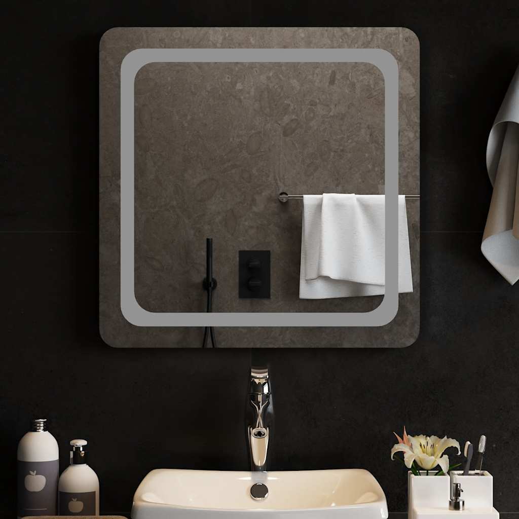 Round Edge LED bathroom mirror